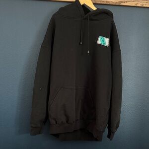 Classic Black Hoodie with Graphic Detail